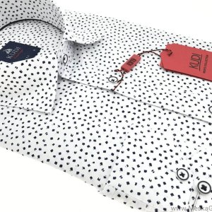 Kudi koszula biała w kropki 2