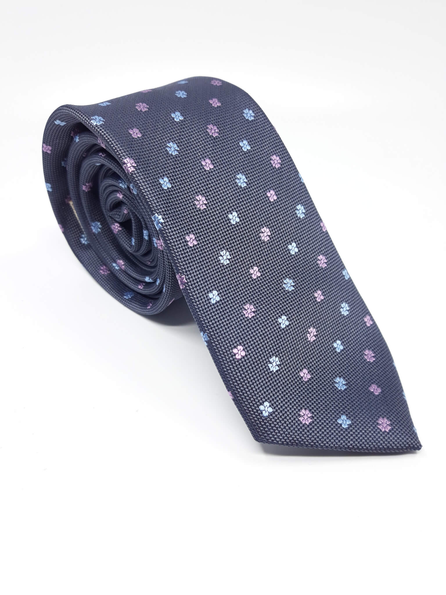 Elegancki Krawat Popiel