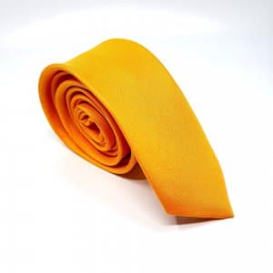 Dodatki Elegancki Krawat Pomarańczowy-Śledzik