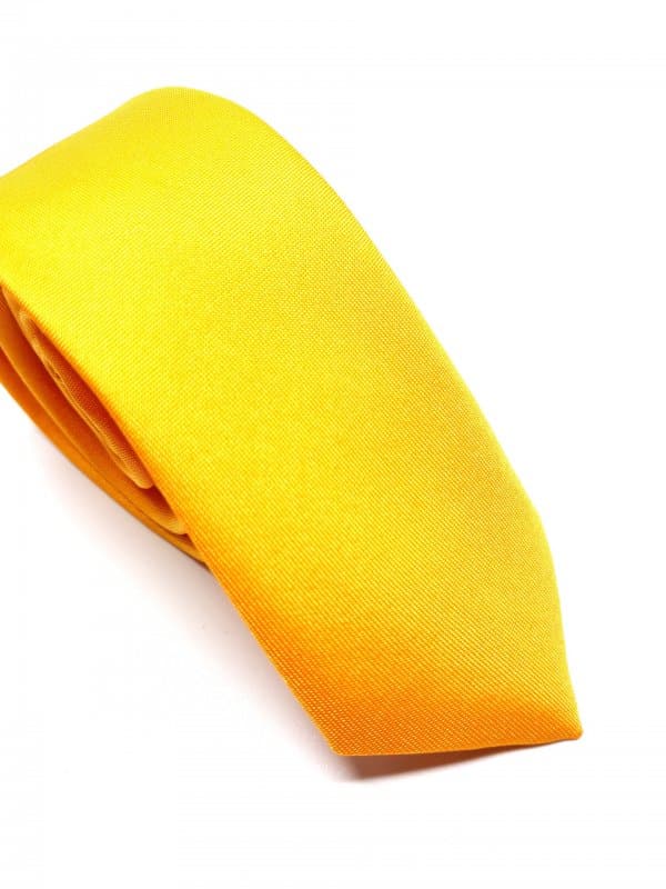 Dodatki Elegancki Krawat Pomarańczowy-Śledzik