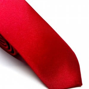 Dodatki Elegancki Krawat Czerwono Malinowy