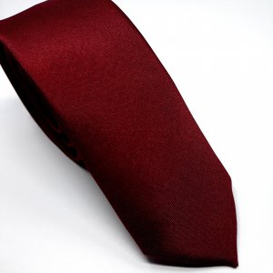 Dodatki Elegancki Krawat Bordowy – Śledzik