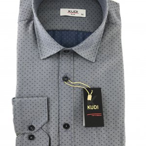 Koszula Kudi Popiel Wzór