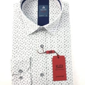 Koszula Biała Liście