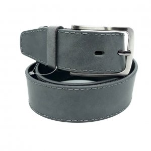 Pasek Skórzany Klasyczny Popielaty