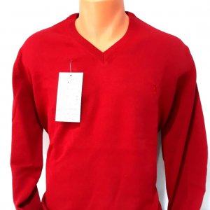 Sweter Męski Czerwony