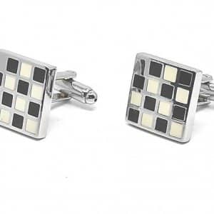 Spinki do mankietów Szachownica