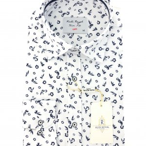 Koszula Biała Wzorek