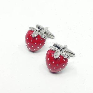 Spinki do mankietów Truskawki