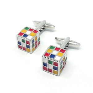 Spinki do mankietów Kostki Rubika