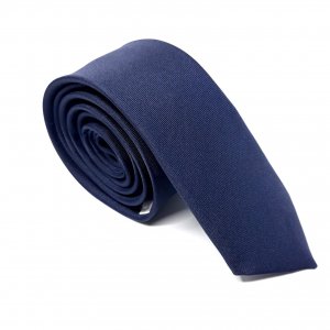 Elegancki Krawat Granatowy - Śledzik