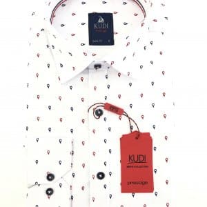 Koszula Kudi Biała Krople
