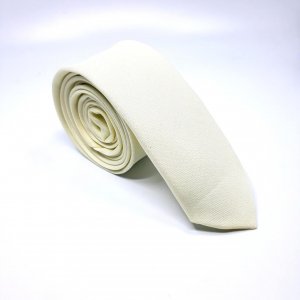 Elegancki Krawat Ecru Ivory