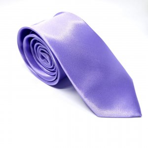Elegancki Krawat Liliowy