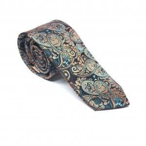 Elegancki Krawat Piotr Morski Pomarańczowy