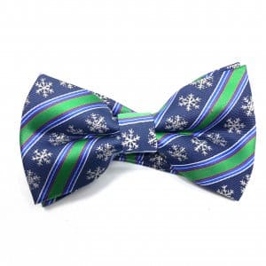 Świąteczna Mucha Męska Śnieg