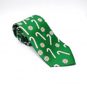 Świąteczny Krawat Cukierki