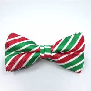 Świąteczna Mucha Męska Paski