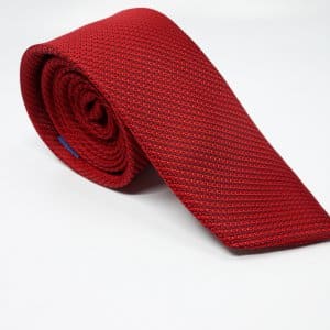 Elegancki Krawat Czerwony Wzór