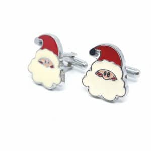 Spinki świety mikołaj