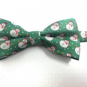 Świąteczna Mucha Męska Choinki Bałwanki