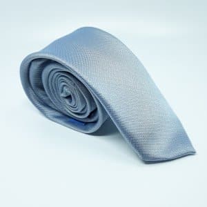 Elegancki Krawat Jasny Popiel