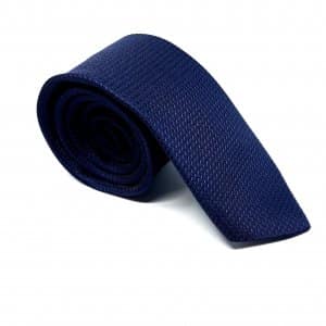 Elegancki Krawat Piotr Ciemno Granatowy