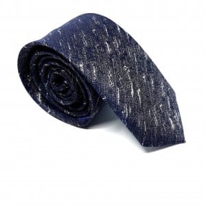 Elegancki Krawat Piotr Granatowy cieniowany