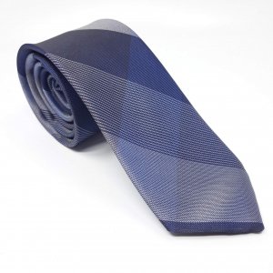 Elegancki Krawat Granatowy 3D