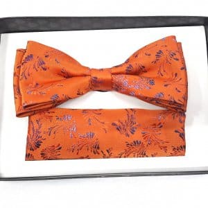 Mucha z Poszetką Pomarańczowa