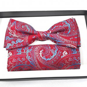 Mucha z Poszetką Czerwona