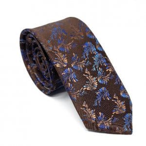 Elegancki Krawat Piotr Brązowy