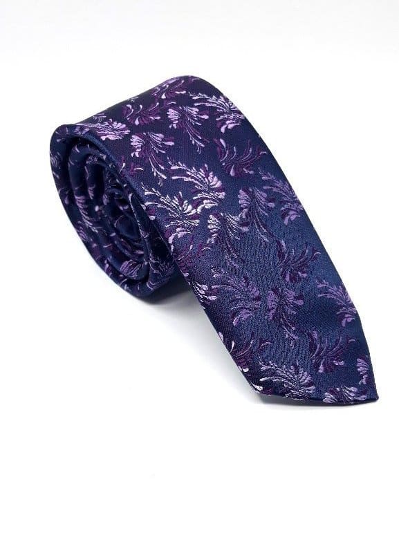 Dodatki Elegancki Krawat Fioletowy