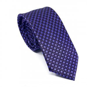 Elegancki Krawat Fioletowo Śliwkowy