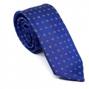 Elegancki Krawat Piotr Granat Kwiatuszki