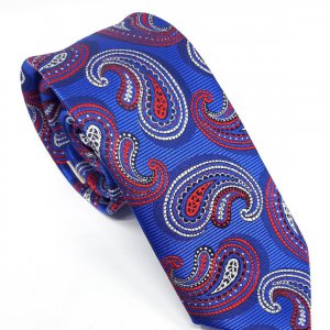 Elegancki Krawat Chabrowy Turecki Wzór