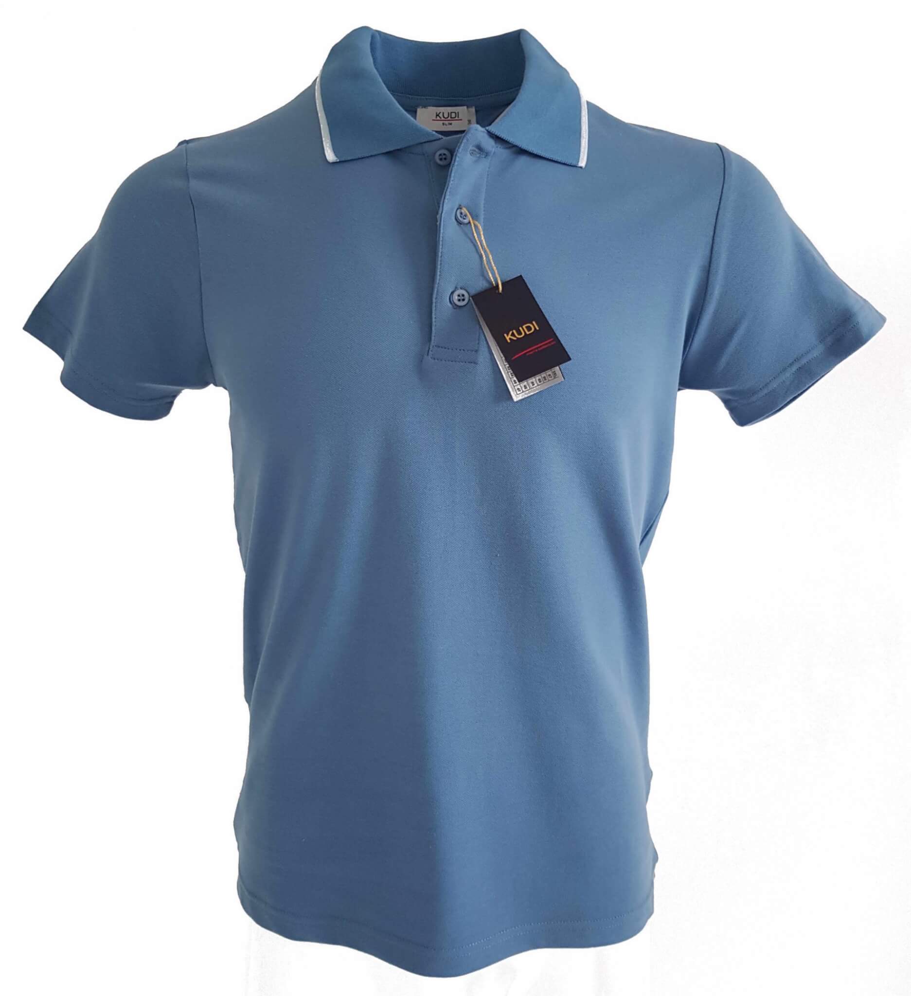 Koszulka Polo Kudi Niebieska