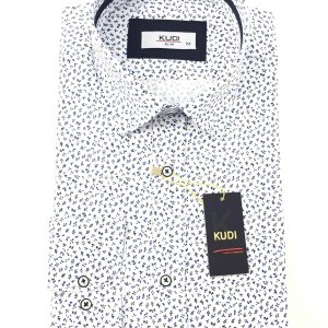 Koszula Kudi Biała Kwiatki