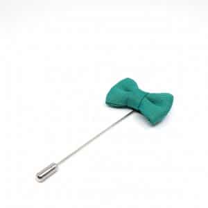 Pin Przypinka Kokardka Turkus