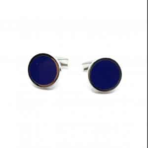 Spinki Alties Szafirowe