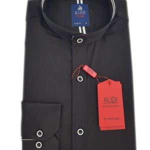 Koszula Kudi Czarna Stójka