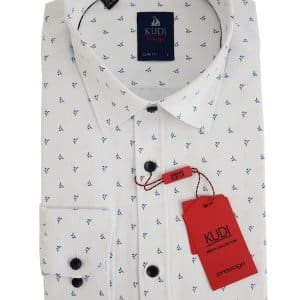 Koszula Kudi Granat Wzór