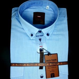 Koszula Męska Niebieska