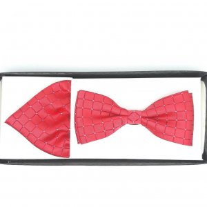 Mucha z Poszetką Malinowa Kropki