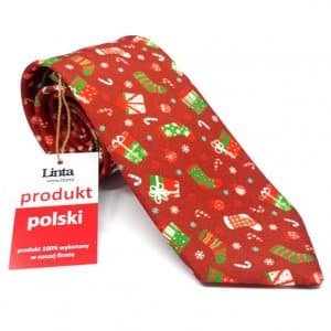 Krawat Świąteczny Wzór