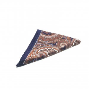 Poszetka Brąz Paisley