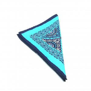 Poszetka Niebieska Wzór