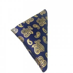 Poszetka Granat Złoto