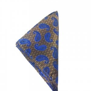 Poszetka Złoto Szafir