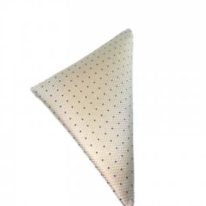 Poszetka Brązowa Kropki